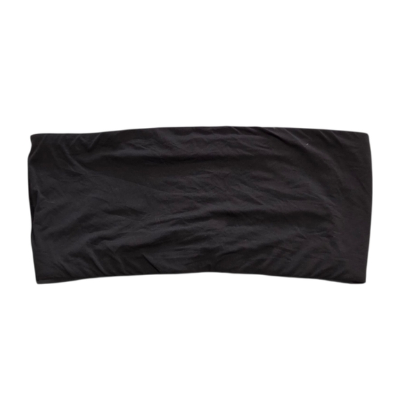 Skims FITS EVERYBODY BANDEAU Bra Wireless Strapless Onyx Black Large NWOT - Picture 2 of 6